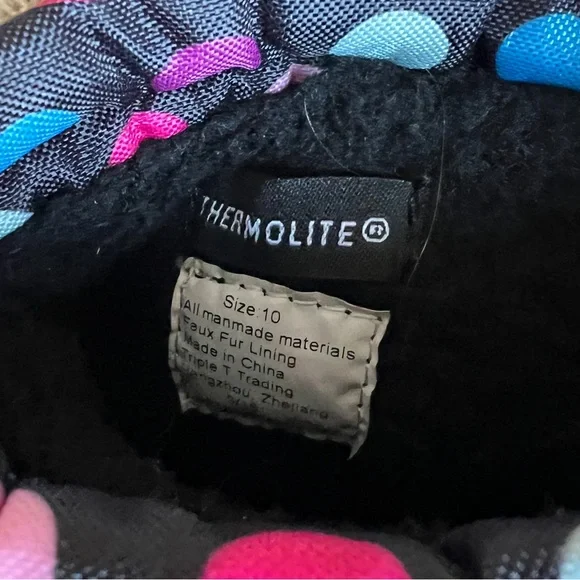 Polka Dot Winter Boots - Picture 3 of 4